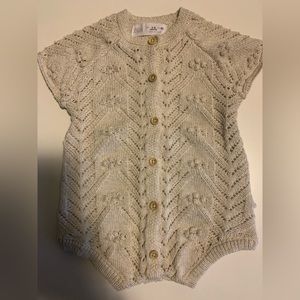 Zara knit 1-3mo romper